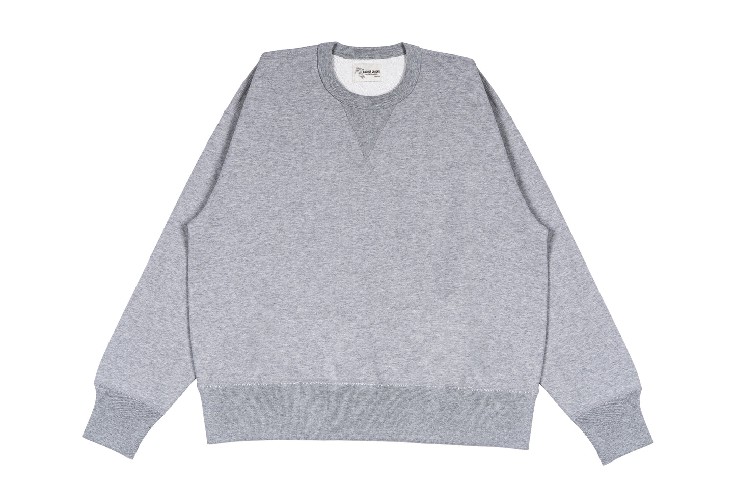 Single-V Crewneck Sweatshirt - Heather Gray
