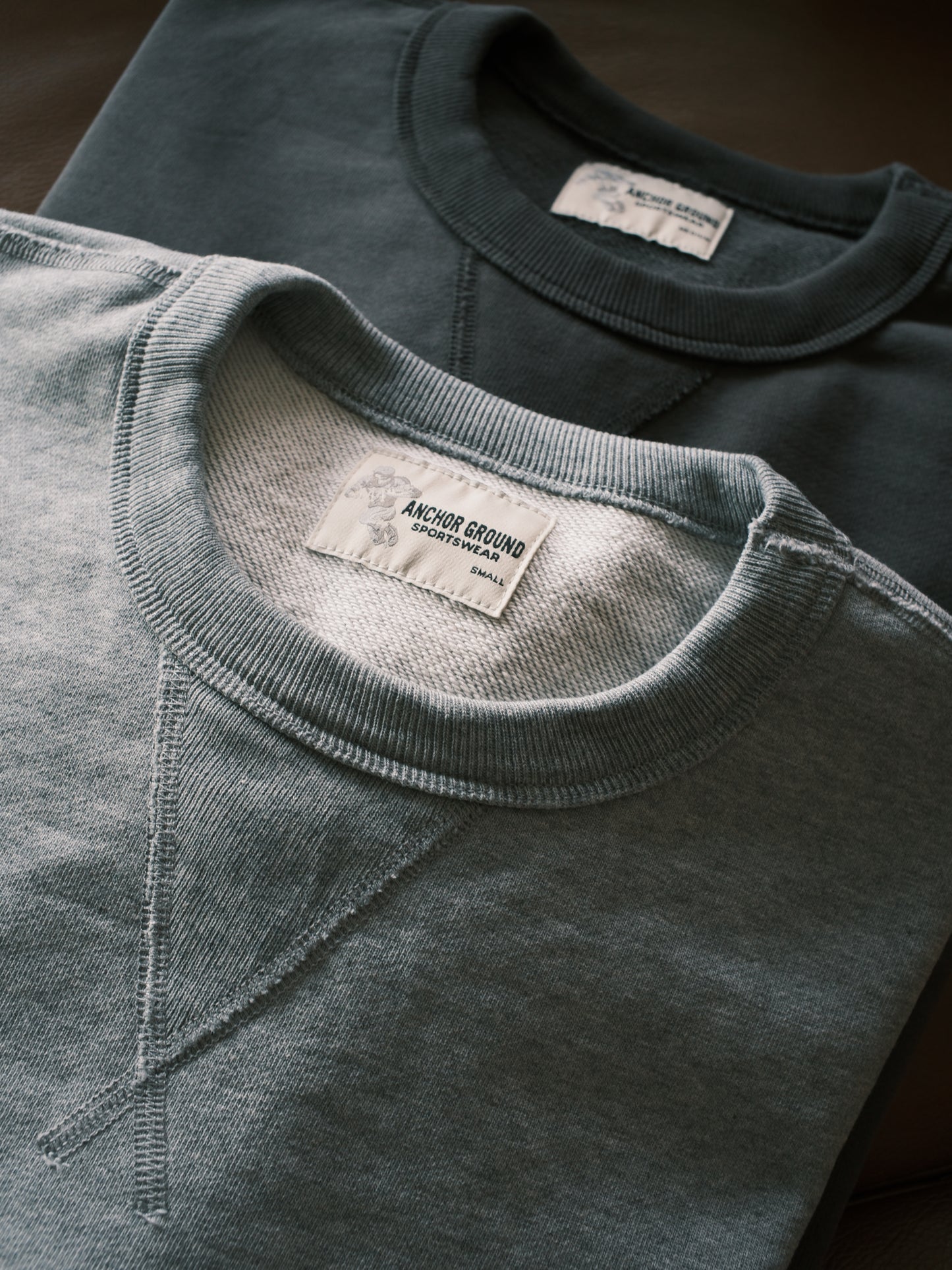 Single-V Crewneck Sweatshirt - Charcoal