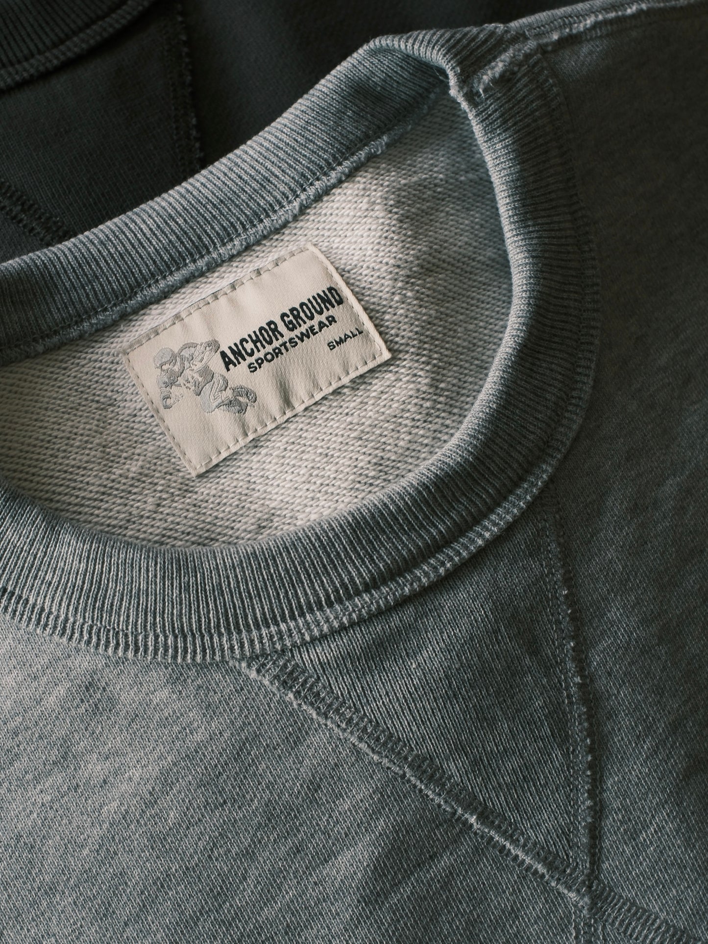 Single-V Crewneck Sweatshirt - Heather Gray