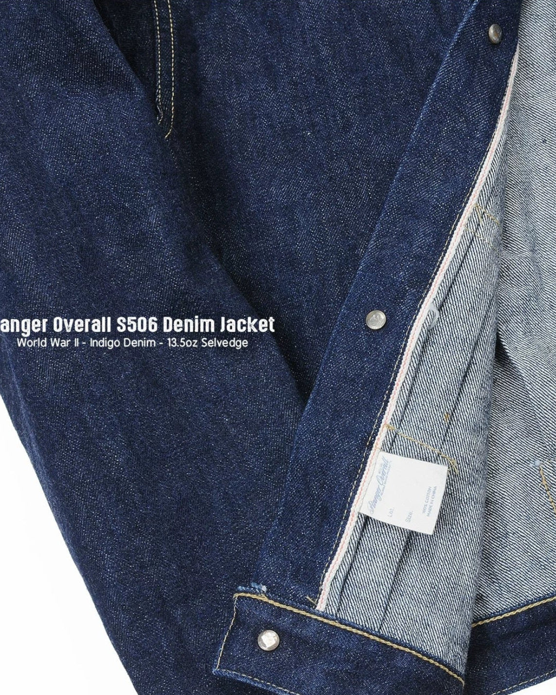 Ranger Vintage S506 World War II Denim Jacket