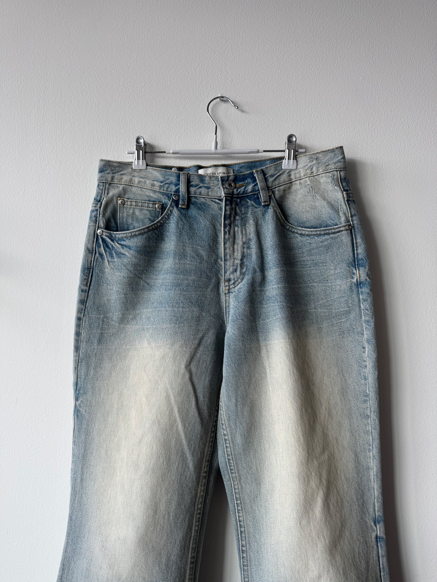 Amicus Animae Vintage Wash Flared Denim (Size: 31)