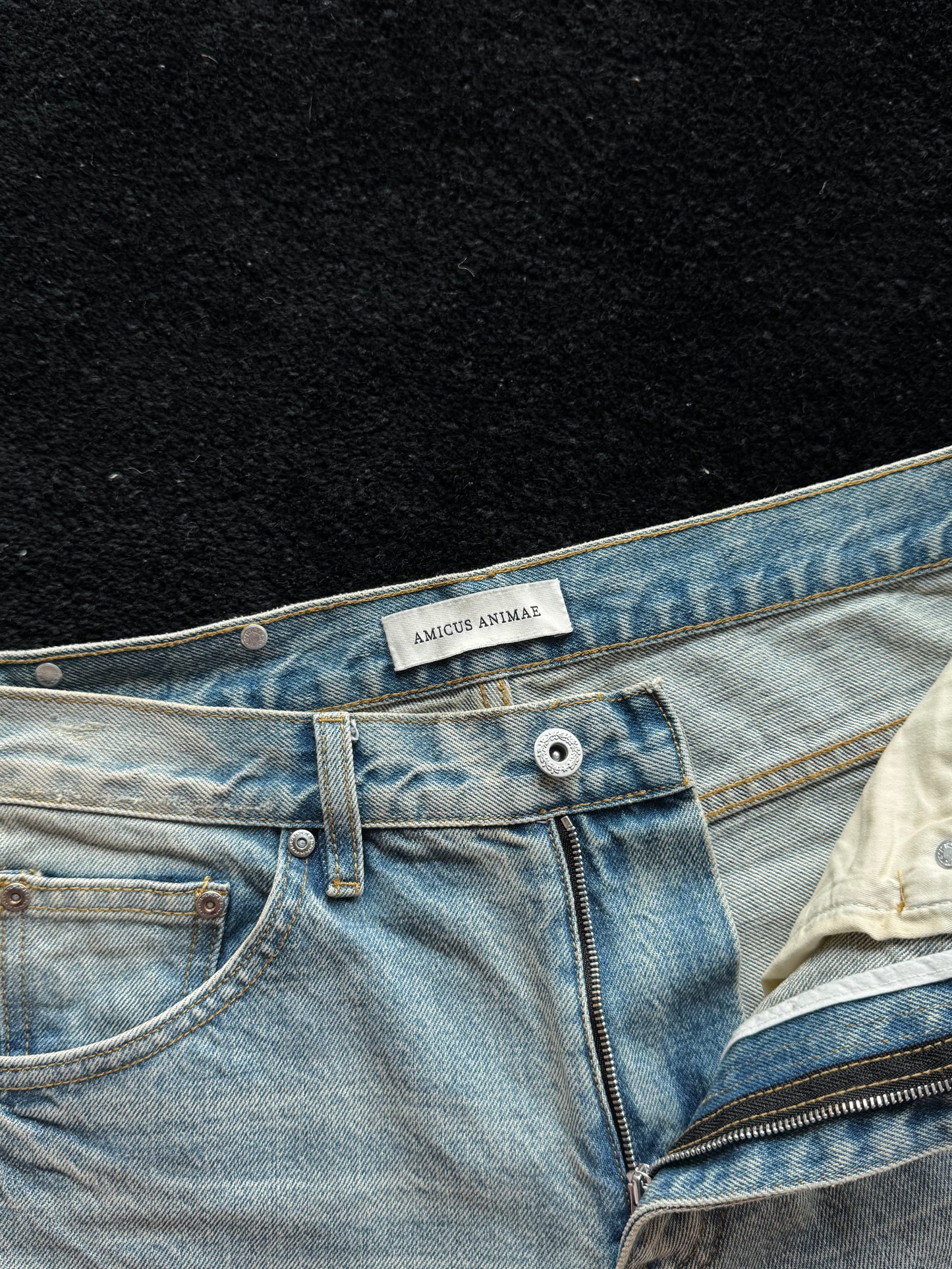 Amicus Animae Vintage Wash Flared Denim (Size: 31)
