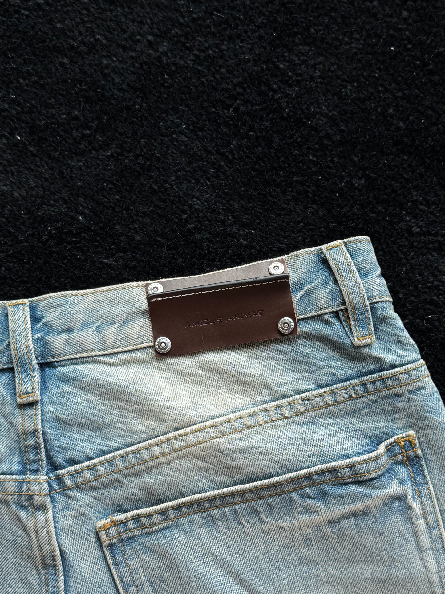 Amicus Animae Vintage Wash Flared Denim (Size: 31)