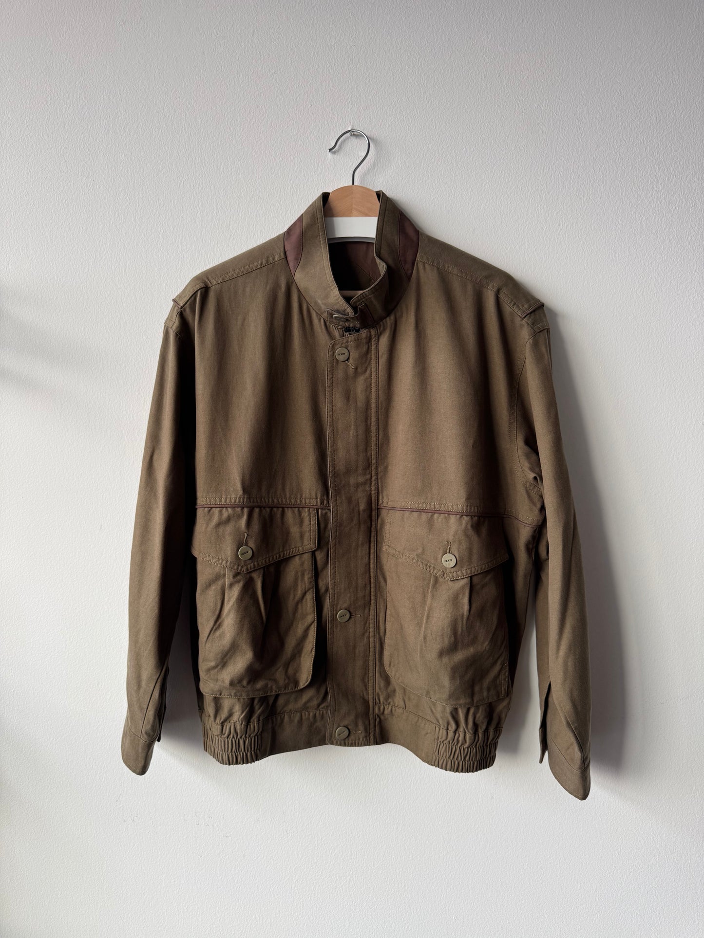 HUNTINGOLD Flight Jacket - Olive (Size: Small)