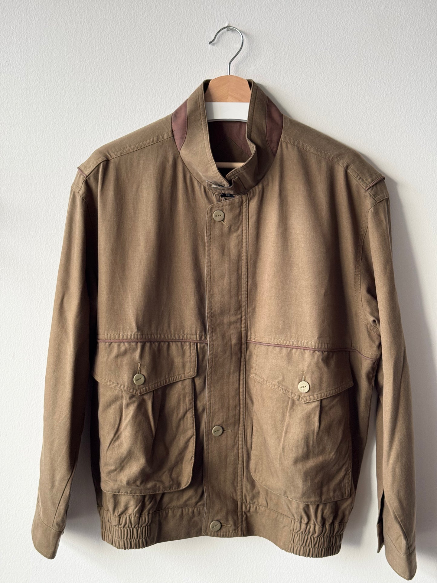 HUNTINGOLD Flight Jacket - Olive (Size: Small)