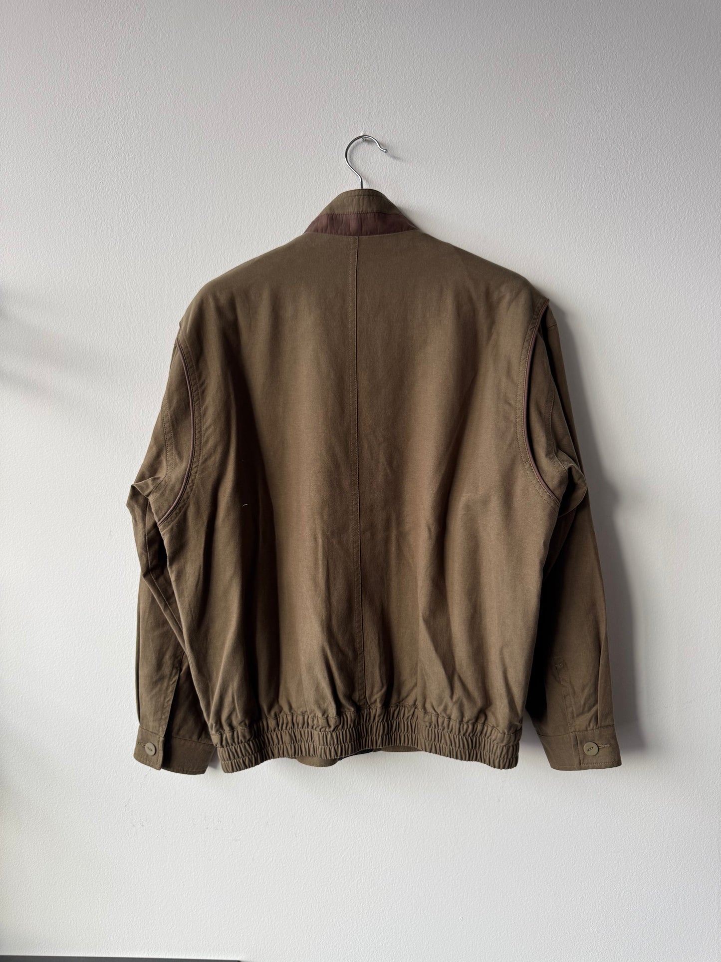 HUNTINGOLD Flight Jacket - Olive (Size: Small)