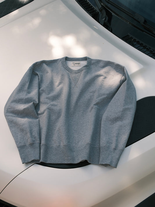 Single-V Crewneck Sweatshirt - Heather Gray