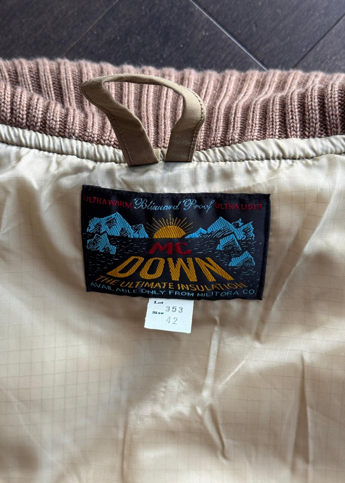 MILITORA 'Eddie Bauer Skyliner’ Repro Down Jacket (Size: 42)