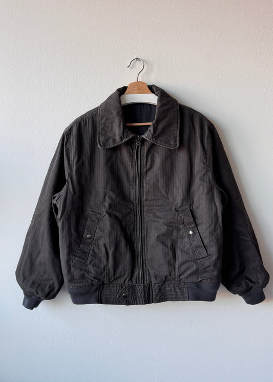Padded Work Jacket Dark Grey (Size: Medium)