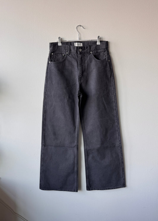 NOFAITH Wide Leg Flare Jeans Ash Grey (Size: 30)