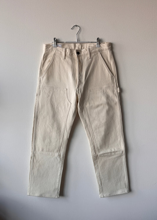 Gap Carpenter Double Knees Pants White (Size: 31)
