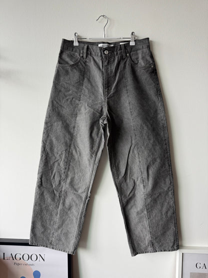 Our Legacy Fatigue Cut - Olive Pigment Coated Weave (Size: 46)
