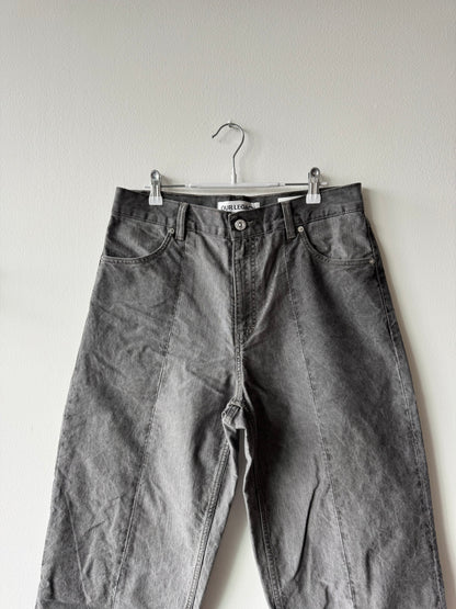 Our Legacy Fatigue Cut - Olive Pigment Coated Weave (Size: 46)