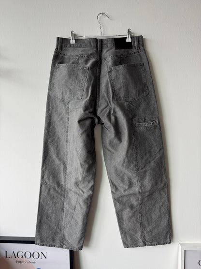 Our Legacy Fatigue Cut - Olive Pigment Coated Weave (Size: 46)