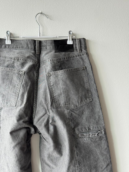 Our Legacy Fatigue Cut - Olive Pigment Coated Weave (Size: 46)