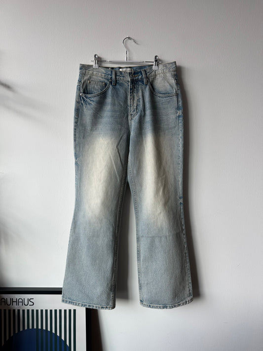 Amicus Animae Vintage Wash Flared Denim (Size: 31)