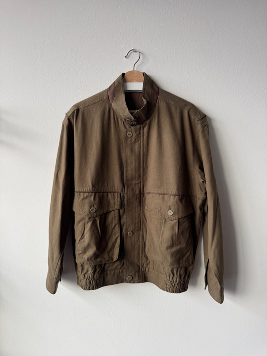 HUNTINGOLD Flight Jacket - Olive (Size: Small)