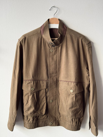 HUNTINGOLD Flight Jacket - Olive (Size: Small)