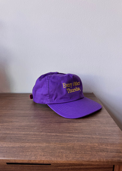 Every Other Thursday Heritage Logo Five Panel Hat (Purple)