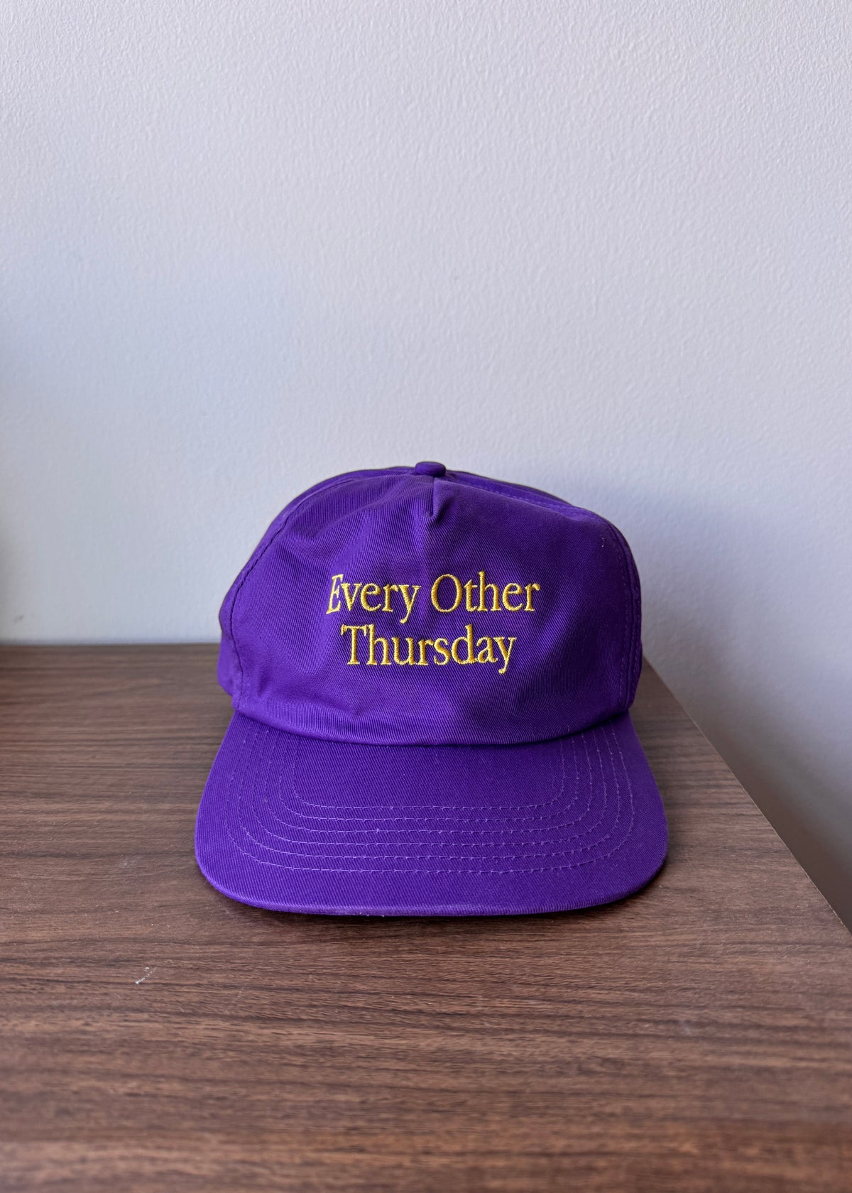 Every Other Thursday Heritage Logo Five Panel Hat (Purple)