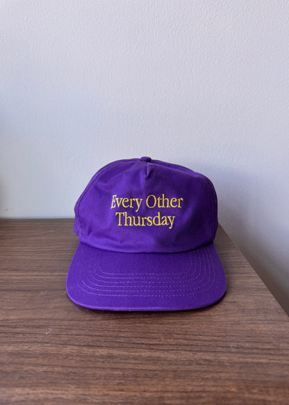 Every Other Thursday Heritage Logo Five Panel Hat (Purple)