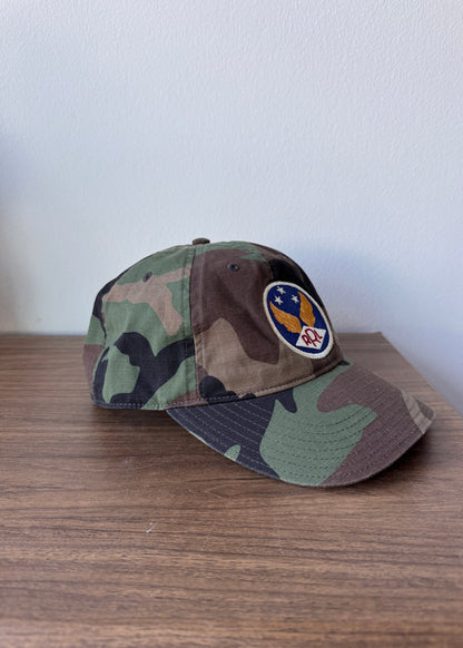 RRL Winged-Logo Camo Ball Cap
