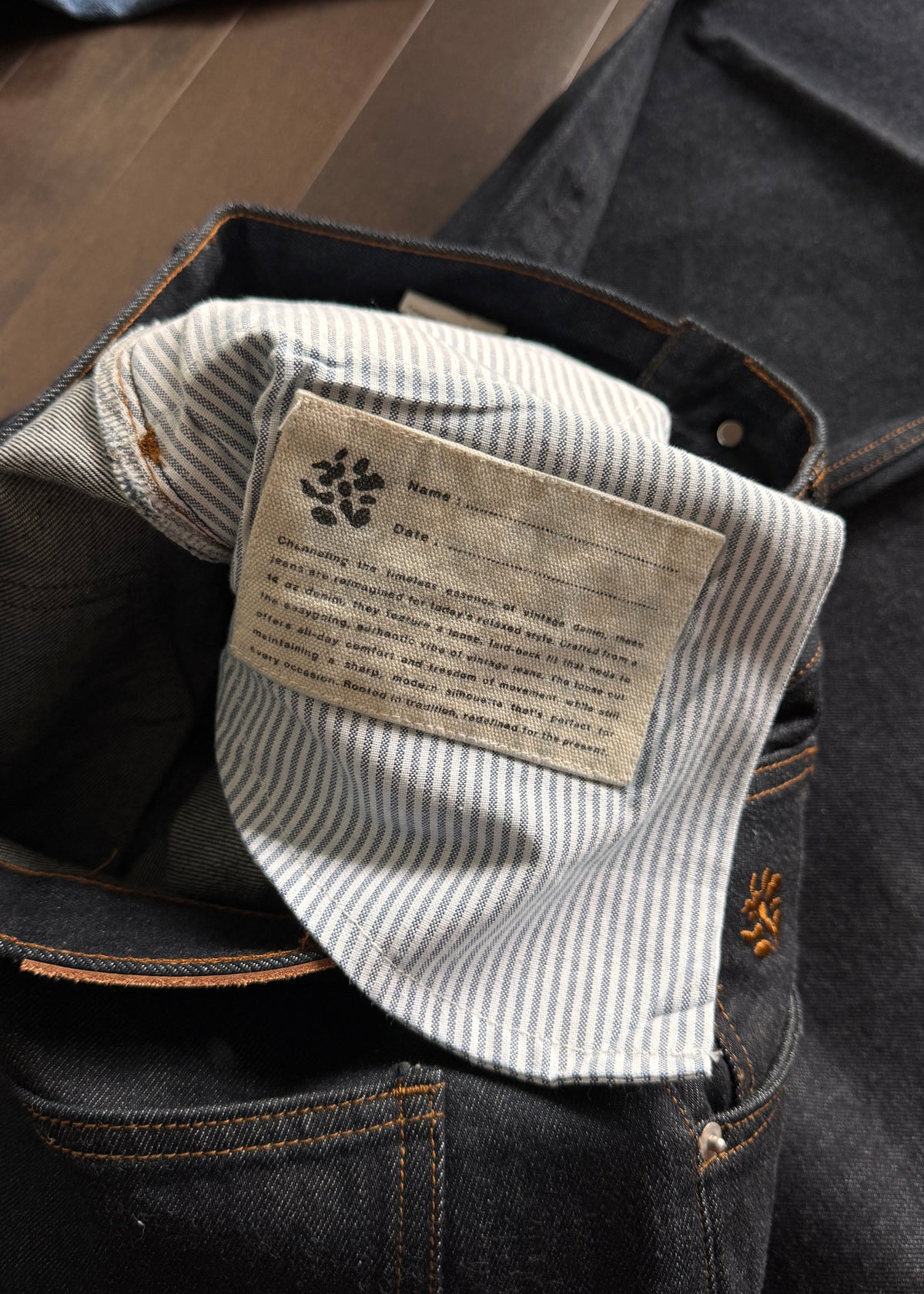 The Thirteen Club Souvenir Loose Cut Selvedge Jeans - Raw (Size: 30)