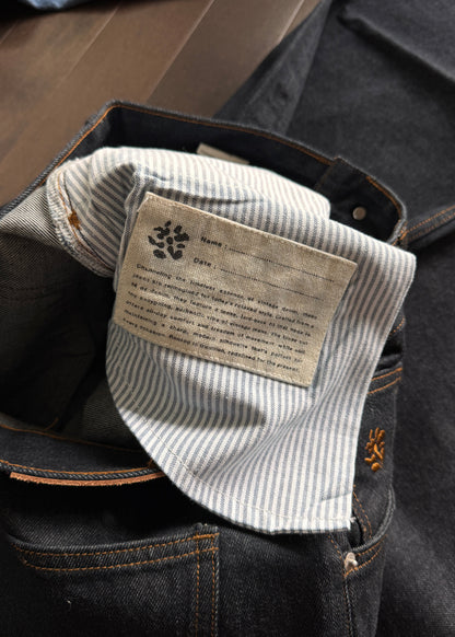 The Thirteen Club Souvenir Loose Cut Selvedge Jeans - Raw (Size: 30)