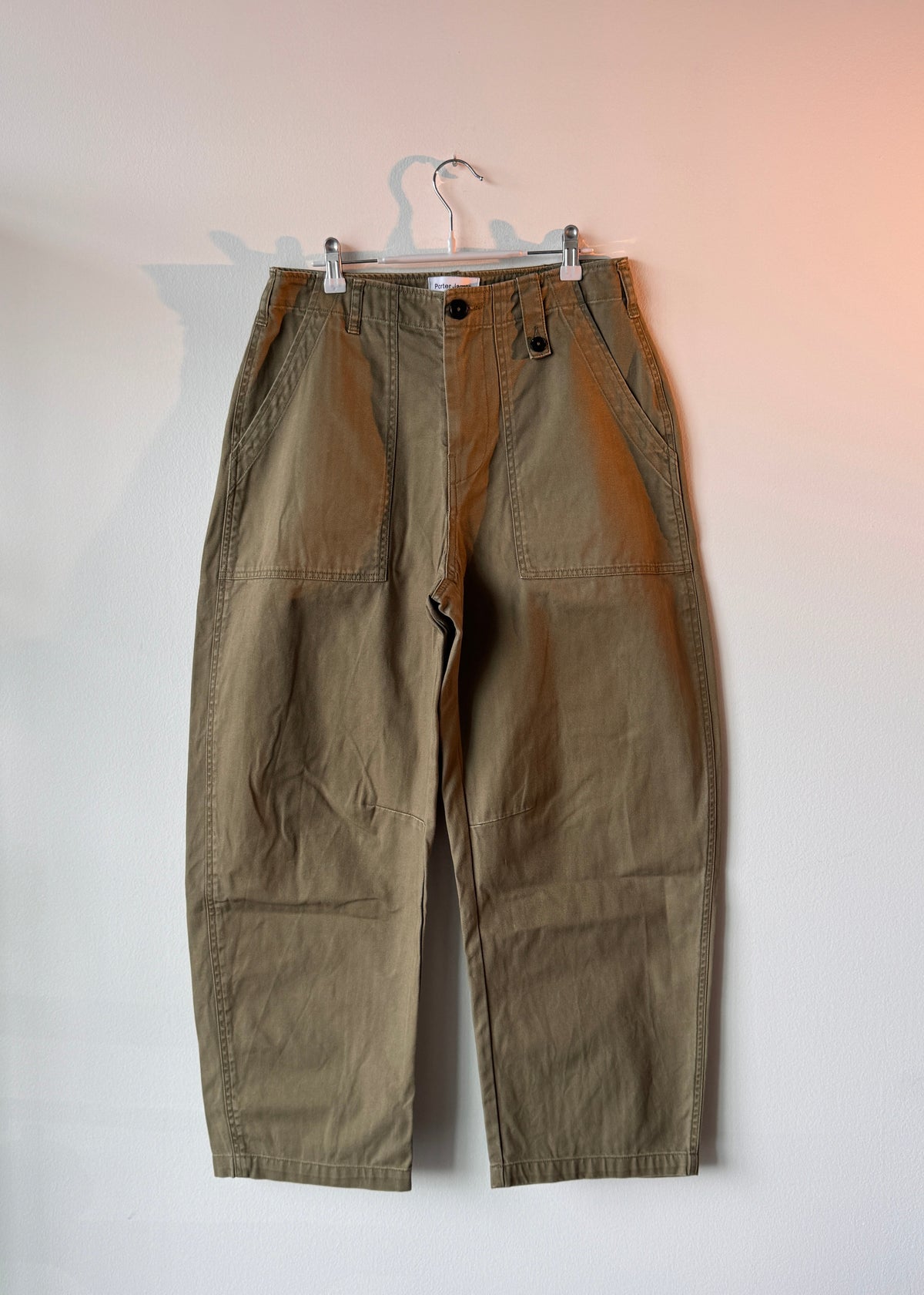 Porter James herringbone Fatigue Pants  (Size: M fits like 31)