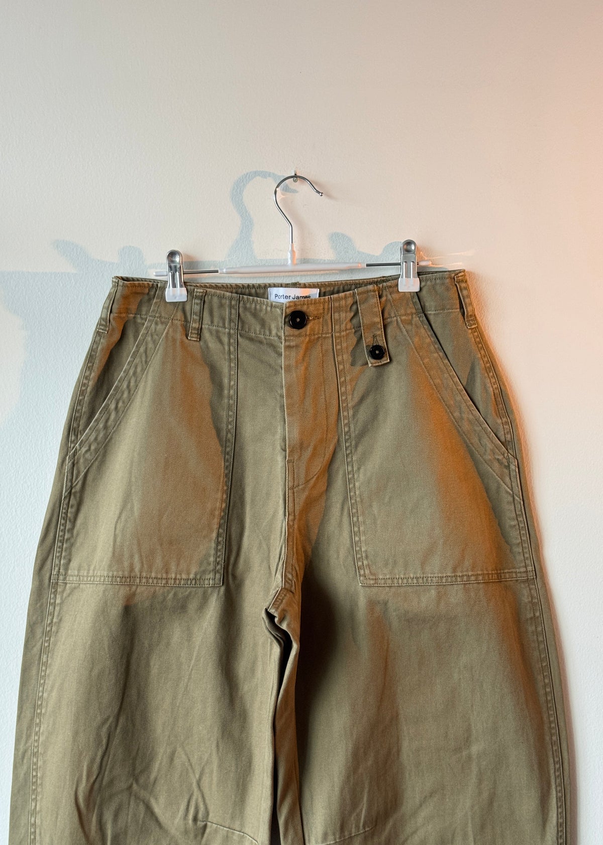Porter James herringbone Fatigue Pants  (Size: M fits like 31)