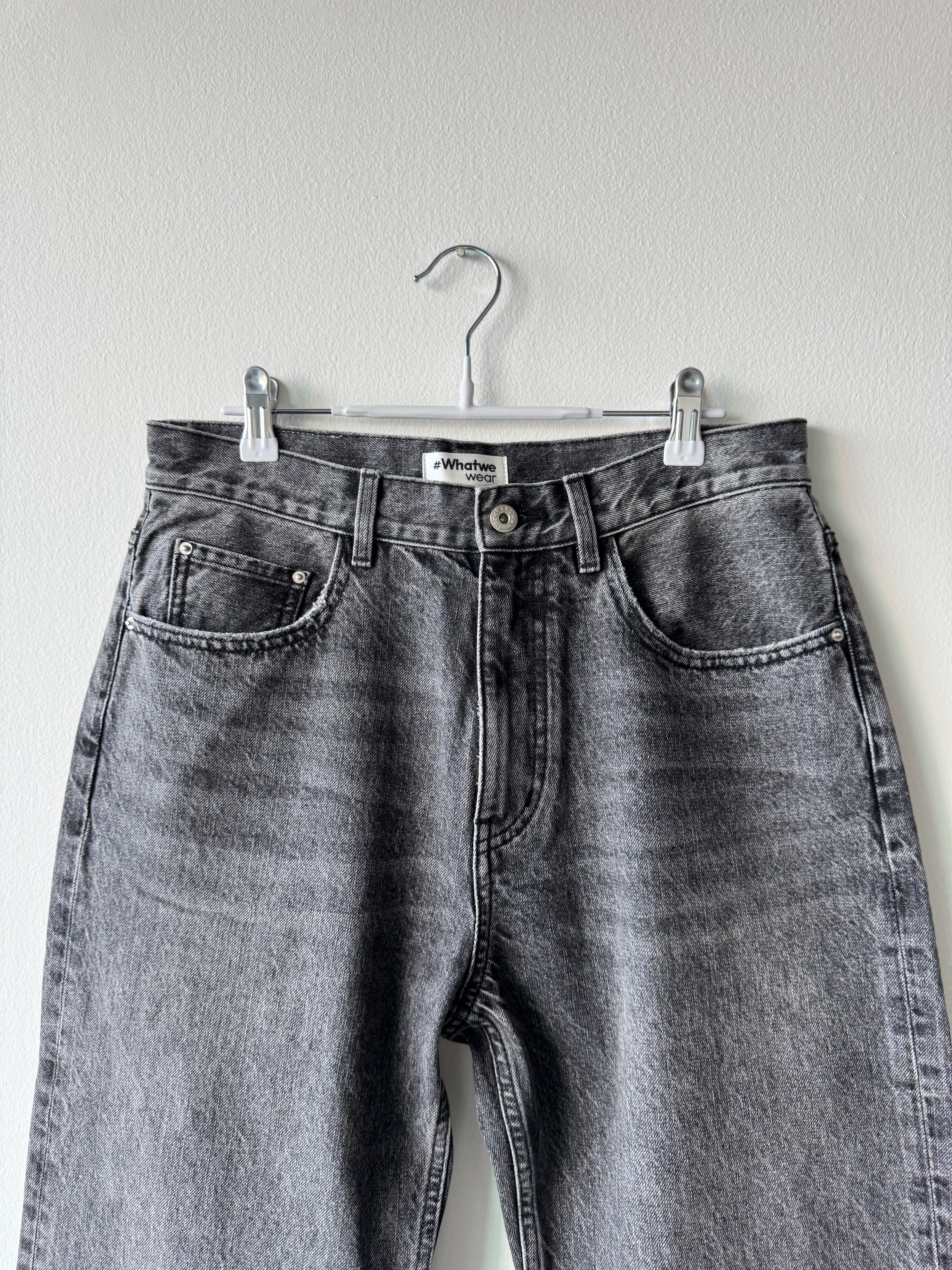 Whatwewear Black Washed Jeans (31x30)