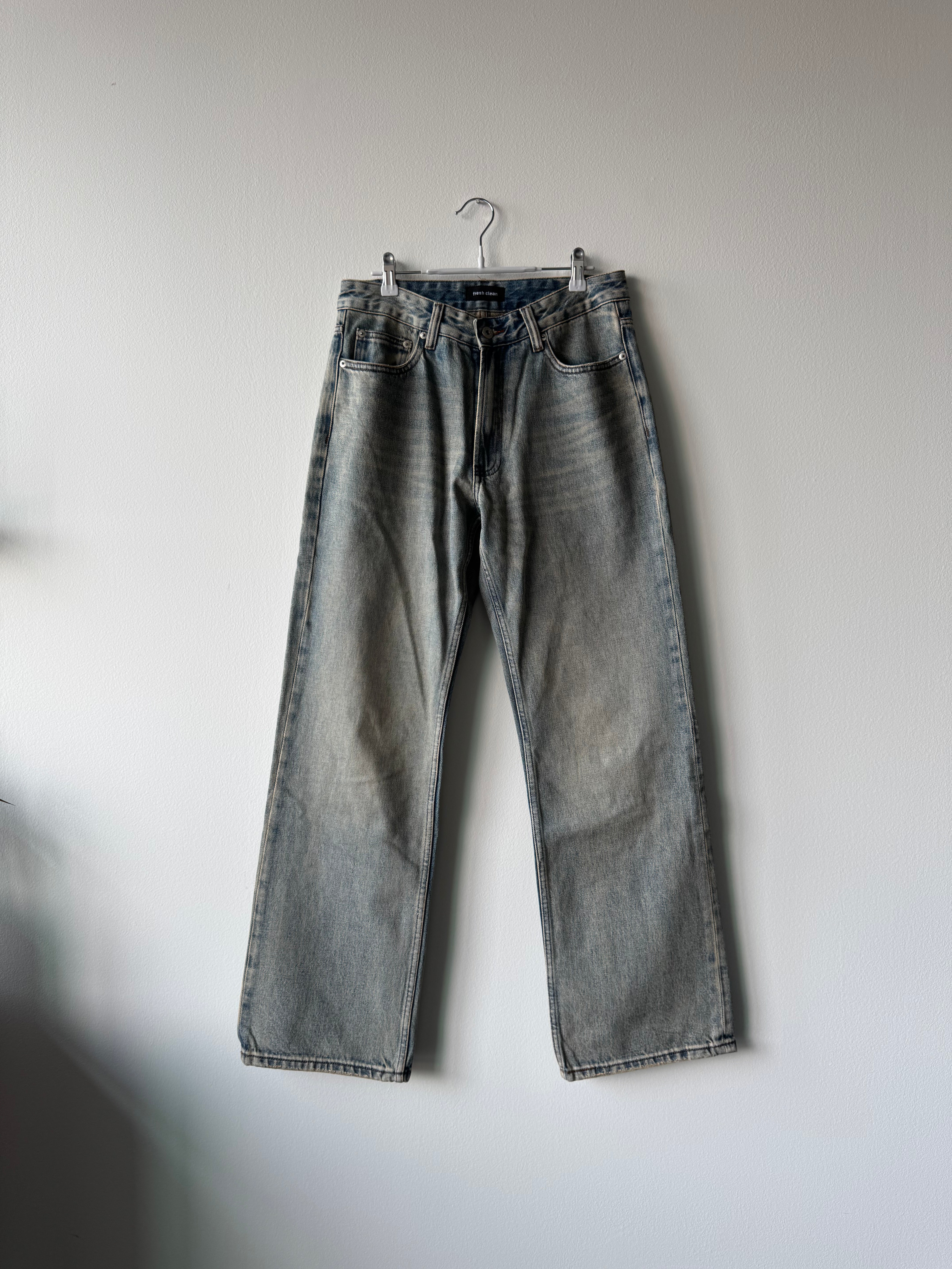 Fresh Clean Sand Washed Jeans (31x31)