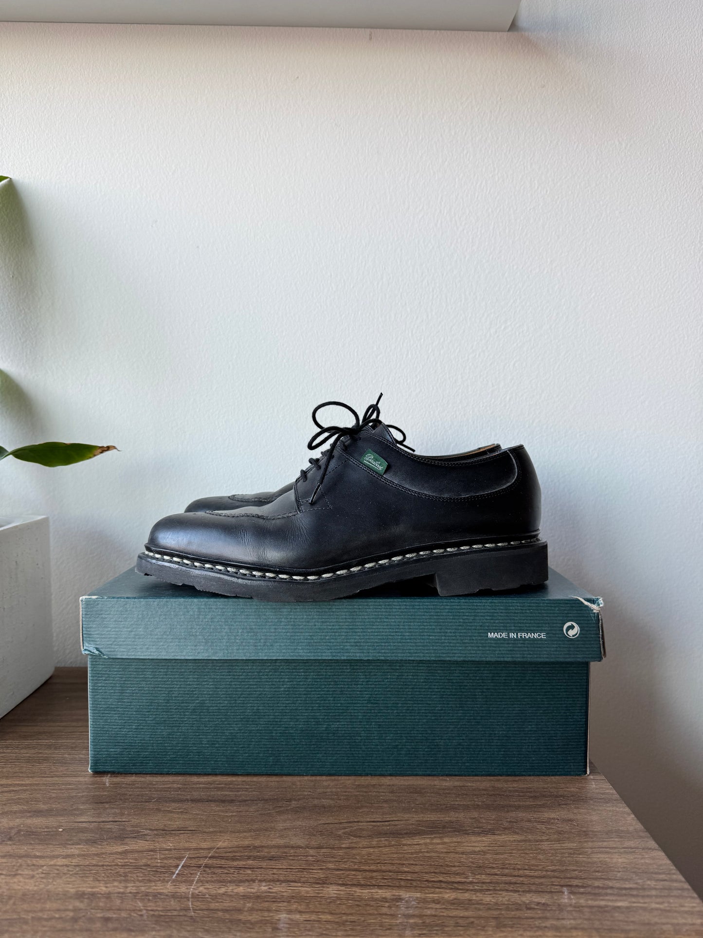 Paraboot Lace Up Avignon Derby Black (UK 7.5)