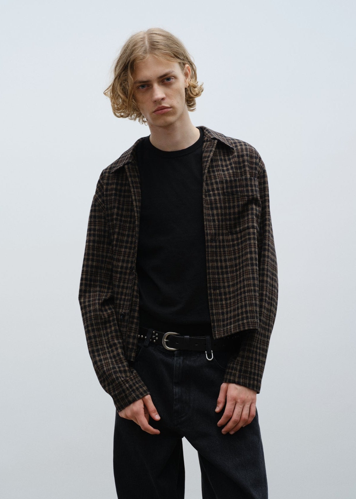 Wool Flannel Shirt - Brown