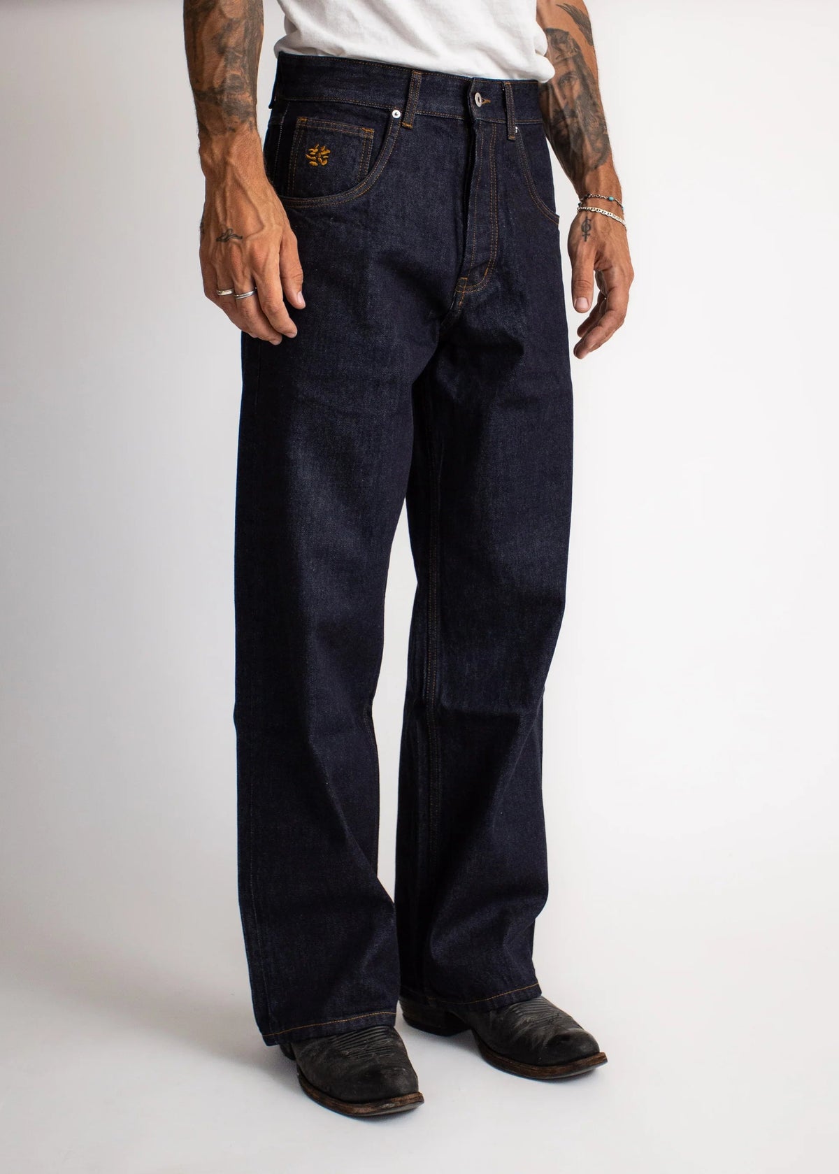 The Thirteen Club Souvenir Loose Cut Selvedge Jeans - Raw (Size: 30)