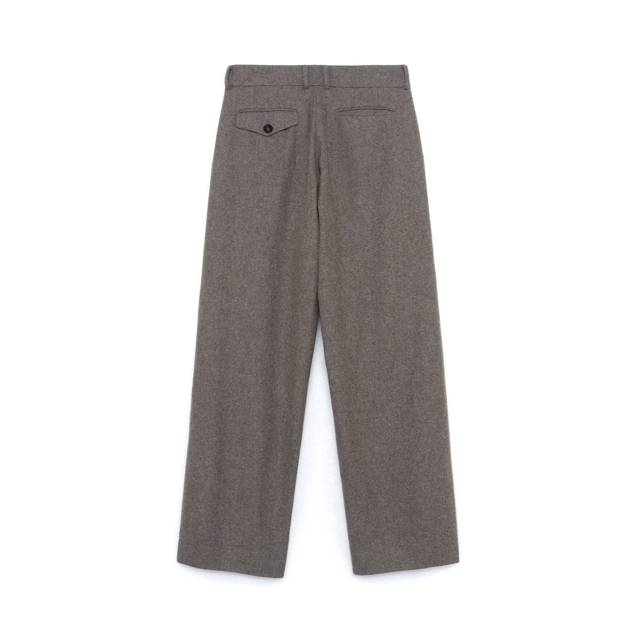 Essential Pleated Wide Leg Trousers - Wool